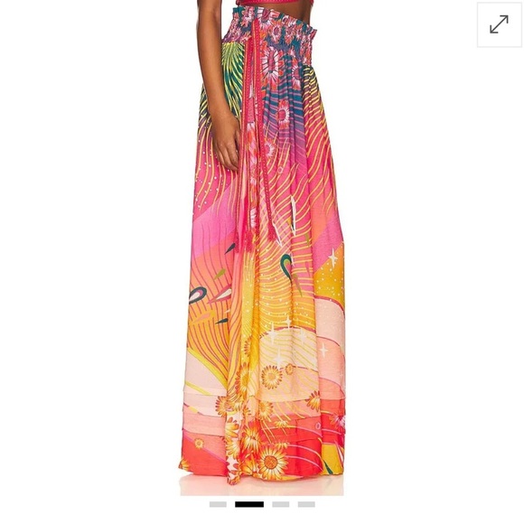 New NWT REVOLVE Tatum Pants Agua Bendita in Solaris Ombre - Picture 3 of 7